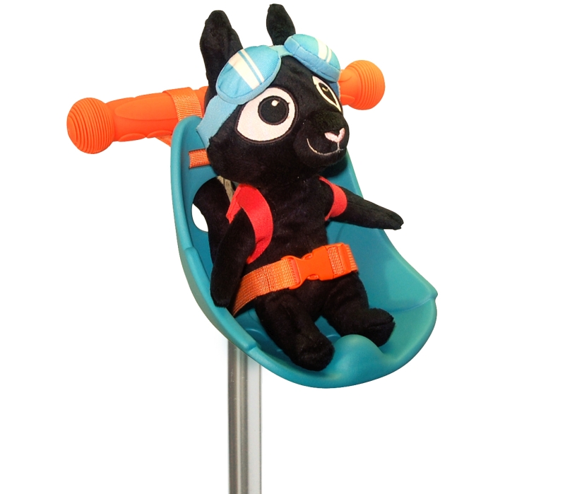 Scootaheadz Requin Bleu Clair - Décoration De Guidon Pour Trottinette Enfant - Étanche Et Amusant