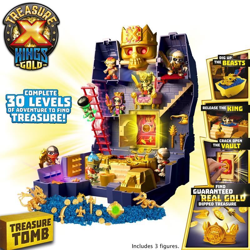 GUARANTEED REAL GOLD Dipped Treasure NEW Treasure X King's Gold Treasure Tomb 