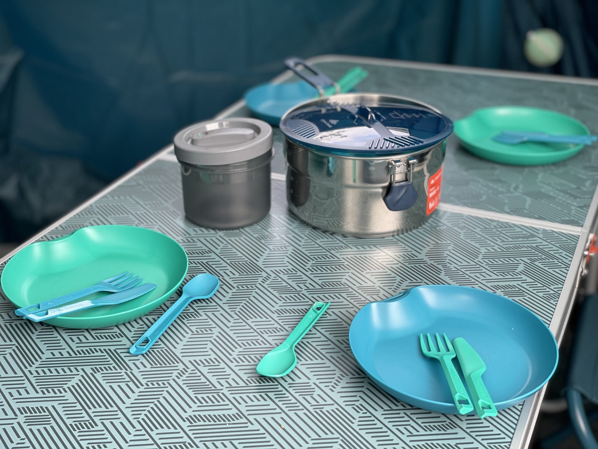 Decathlon Quechua Hiker’s Camper StainlessSteel Cook Set for Four