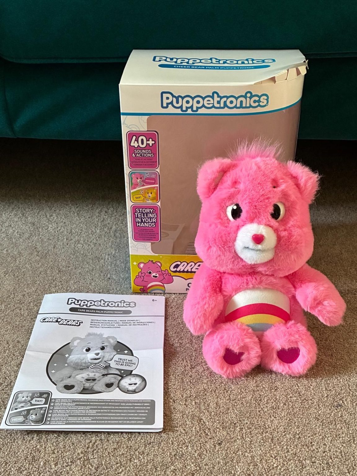 Wow! Stuff Care Bears Cheer Bear Palm Puppetronic Review – What's Good ...